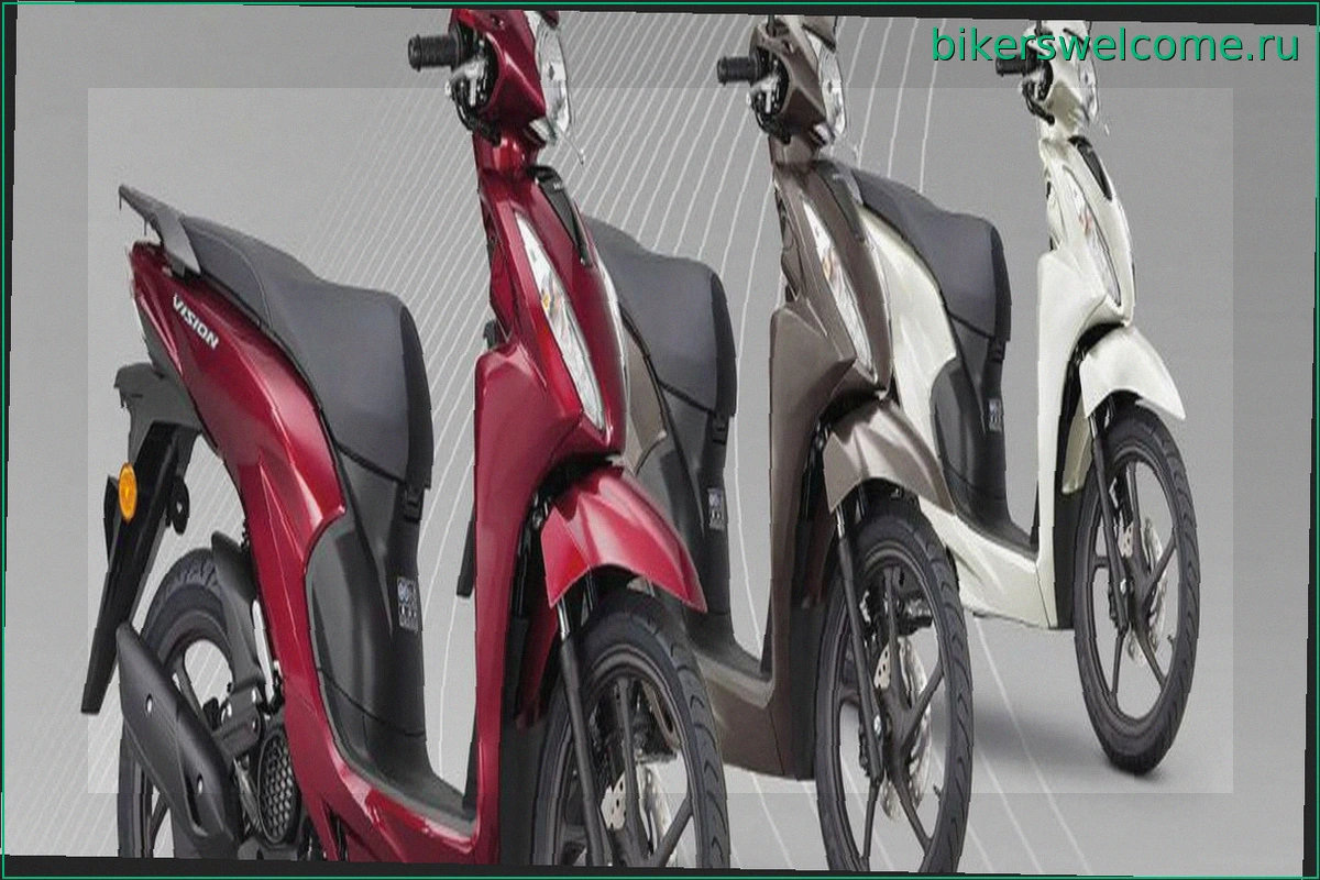 Honda Vision 110 2026: Новые Цвета