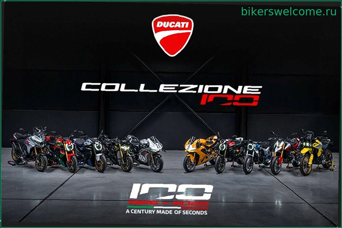 Ducati отмечает столетний юбилей эксклюзивной коллекцией Collezione 100
