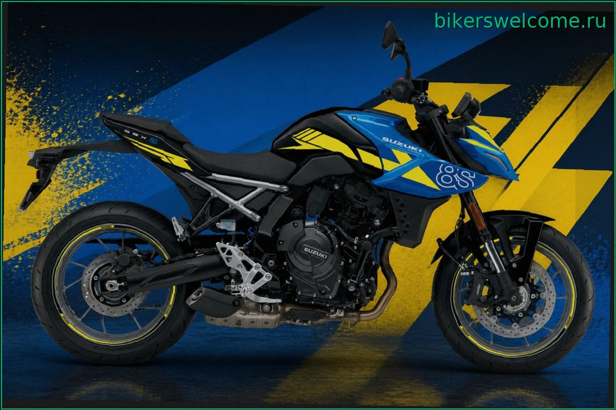Suzuki GSX-8S теперь доступен в эксклюзивном цвете "Amarillo Ibérica" для Испании